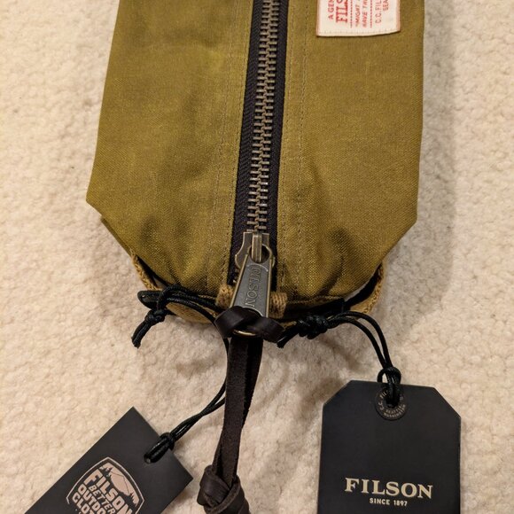 Filson Tin Cloth Travel Kit, Dark Tan - Picture 6 of 10